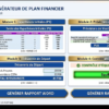 page GÉNÉRATEUR DE PLAN FINANCIER : Votre dossier financier professionnel en un clic.